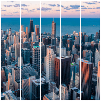 Instagram carousel post effect created with Image Splitter